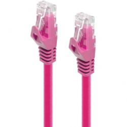 Alogic 10 m Category 6 Network Cable for Network Device - First End: 1 x RJ-45 Network - Male - Second End: 1 x RJ-45 Network - Male - 1 Gbit/s - Patch Cable - Gold Plated Connector - 24 AWG - Pink C6-10-PINK