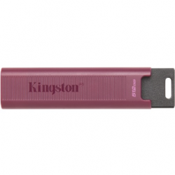 Kingston DataTraveler Max DTMAXA 512 GB USB 3.2 (Gen 2) Type A Flash Drive - Red - 1000 MB/s Read Speed - 900 MB/s Write Speed DTMAXA/512GB