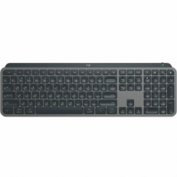 Logitech MX Keys S Keyboard - Wireless Connectivity - USB Interface - English - Granite - Membrane/Scissor Keyswitch - Bluetooth - 10 m - Computer, Notebook - Mac, PC 920-011563