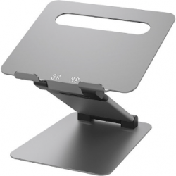 Alogic ElitePlus Height Adjustable Notebook Stand - Aluminium - Space Gray EPALR-SGR