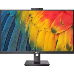 Philips 27B1U5601H 27" Class Webcam WQHD LCD Monitor - 16:9 - Textured Black - 27" Viewable - In-plane Switching (IPS) Technology - WLED Backlight - 2560 x 1440 - 16.7 Million Colours - 350 cd/m² - 4 ms - 75 Hz Refresh Rate - HDMI - DisplayPort - USB  27B