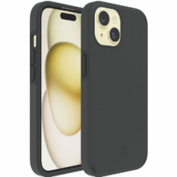 Incipio Duo Case for Apple iPhone 15 Smartphone - Soft-Touch Texture - Black - Impact Resistant, Bacterial Resistant, Scratch Resistant, Drop Resistant, Bump Resistant IPH-2118-BLK
