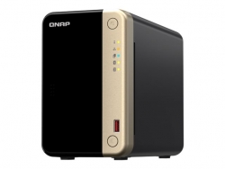 QNAP 2-BAY NAS(NO DISK) CELERON QC 2.9GHz, 8GB, 2.5GbE(2), M.2 2280(2), PCIe, 3YR WTY TS-264-8G