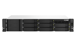 QNAP TS-873AeU-4G, 8-bay short-depth rackmount NAS, AMD Ryzen V1000 series V1500B 4C/8T 2.2GHz, 4GB DDR4 SODIMM RAM, 3y wty (no RAIL)