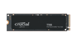 CRUCIAL T705 4TB, M.2 INTERNAL NVMe PCIe5 NVMe SSD, 14100R/12600W MB/s, 5YR WTY CT4000T705SSD3
