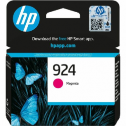 HP 924 Original Standard Yield Inkjet Ink Cartridge - Magenta - 1 Pack - 400 Pages 4K0U4NA