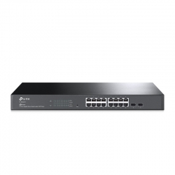 TP-LINK OMADA 16-PORT MANAGED GIGABIT SWITCH, SFP(2), RACKMOUNT, 5YR SG2218