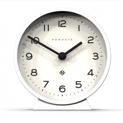 Newgate M Mantel Clock Pebble White NGMMAN678PW