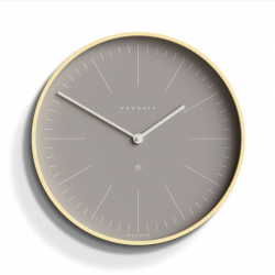 Newgate Mr Clarke Clock Pale Wood Clay Grey Dial NGMRC147PLY40