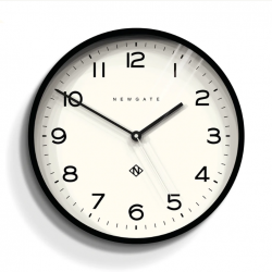 Newgate Number Three Echo Clock Silicone Black NGNUMTHR129K