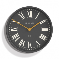 Newgate Mr Butler Wall Clock Moonstone Grey Reverse Dial NGPUT469BGY