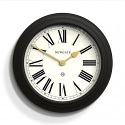 Newgate Chocolate Shop Wall Clock Silicone Cave Black NGCHOC737CK