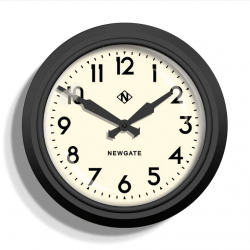 Newgate 50S Electric Clock Black NGGWL12MK