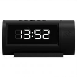 Newgate Pil Led Alarm Clock Black NGLED/PIL1