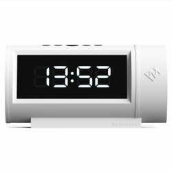 Newgate Pil Led Alarm Clock White NGLED/PIL2