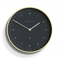 Newgate Mr Clarke Clock Pale Wood Oil Grey Dial NGMRC130PLY40