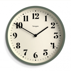 Newgate Number Four Wall Clock Matte Asparagus Green NGNUMFOU240ASG