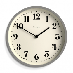 Newgate Number Four Wall Clock Matte Posh Grey NGNUMFOU240PGY