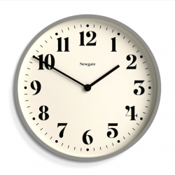 Newgate Number Two Wall Clock Matte Posh Grey NGNUMTWO240PGY