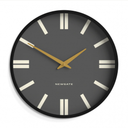 Newgate Universal Wall Clock Plaza Dial Black NGUNIV276K