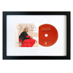 Olivia Newton-John-Hopelessly Devoted - The Hits CD Framed Album Art SM-19075855512-FD