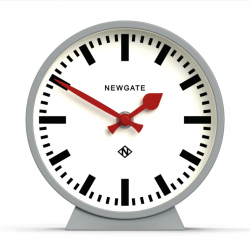 Newgate Railway Mantel Clock Posh Grey NGMMAN390PGY