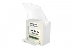 GIANNI EMERGENCY DOOR RELEASE RESETTABLE CALL POINT PROTECTIVE COVER WHITE 1YR CP-32W