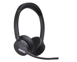 YEALINK DECT WIRELESS (WH64)UCS STEREO HEADSET WITH BASE WH64-DUAL-UC