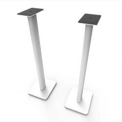 Kanto SP32PLW 32" Tall Bookshelf Speaker Floor Stands - Pair, White KO-SP32PLW