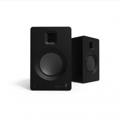 Kanto TUK 260W Powered Bookshelf Speakers with Headphone Out, USB Input, Dedicated Phono Pre-amp, Bluetooth - Pair, Matte Black KO-TUKMB-I