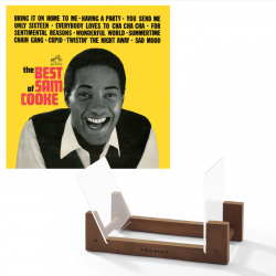 Sam Cooke The Best Of Sam Cooke Vinyl Album & Crosley Record Storage Display Stand SM-19075874931-BS