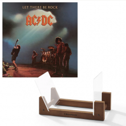 Ac/Dc Let There Be Rock Vinyl Album & Crosley Record Storage Display Stand SM-5107611-BS