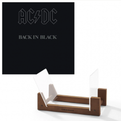 Ac/Dc Back In Black Vinyl Album & Crosley Record Storage Display Stand SM-5107651-BS