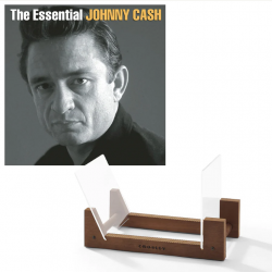 Johnny Cash The Essential Johnny Cash Vinyl Album & Crosley Record Storage Display Stand SM-88875150651-BS