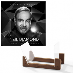 Neil Diamond - Classic Diamonds With The London Symphony Orchestra - Double Vinyl Album & Crosley Record Storage Display Stand UM-3509719-BS