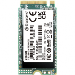 Transcend MTE400S 256 GB Solid State Drive - M.2 2242 Internal - PCI Express NVMe (PCI Express NVMe 3.0 x4) - 0.21 DWPD - 100 TB TBW - 2000 MB/s Maximum Read Transfer Rate TS256GMTE400S