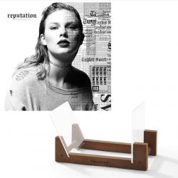 Taylor Swifts Reputation Vinyl Album & Crosley Record Storage Display Stand UM-3003315-BS