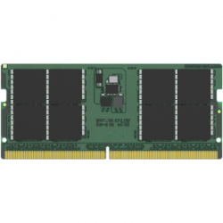 Kingston RAM Module for Notebook - 32 GB - DDR5-5600/PC5-44800 DDR5 SDRAM - 5600 MHz Dual-rank Memory - CL46 - 1.10 V - Non-ECC - Unbuffered - 262-pin - SoDIMM KCP556SD8-32