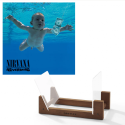 Nirvana Nevermind - Vinyl Album & Crosley Record Storage Display Stand UM-4244251-BS