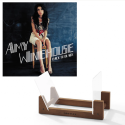 Amy Winehouse Back To Black - Vinyl Album & Crosley Record Storage Display Stand UM-1734128-BS