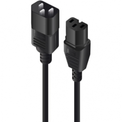 Alogic MF-C14C15-1.5 Standard Power Cord - 1.50 m - For Switch - IEC 60320 C14 / IEC 60320 C15 MF-C14C15-1.5