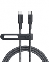 ANKER 544 BIO-NYLON USB-C TO USB-C TO USB-C CABLE (1.8MBLACK) A80F6H11