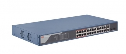 HIKVISION TRANSMISSION 3E1326P-EI 24 PORT MANAGED POE SWITCH, 2X GIGABIT UPLINK, 370W, 2YR DS-3E1326P-EI