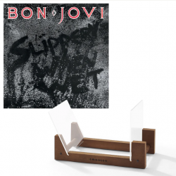 Bon Jovi Slippery When Wet - Vinyl Album & Crosley Record Storage Display Stand UM-4702921-BS