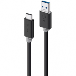 Alogic 1 m USB Data Transfer Cable for Mobile Device - 1 - First End: 1 x USB 3.1 (Gen 1) Type A - Male - Second End: 1 x USB 3.1 (Gen 1) Type C - Male - 5 Gbit/s - Shielding U3-TCA01-MM