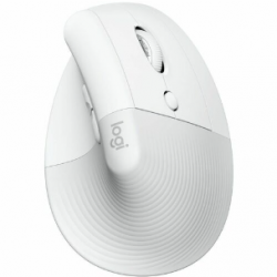 Logitech Lift Mouse - Bluetooth - USB - Optical - 6 Button(s) - Off White - Wireless - 10 m - 4000 dpi - Scroll Wheel - Small/Medium Hand/Palm Size - 1 x AA Battery Supported 910-006480