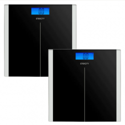 Etekcity Digital Body Weight Bathroom Scale - Black - 2 Pack EKEB9380H-2P