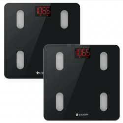 Etekcity Smart WiFi Scale for Body Weight - Black - 2 Pack EKESF14-2P