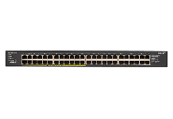 NETGEAR (GS348PP) 48-PORT UNMANAGED SWITCH, POE+(48), 380W, 3YR GS348PP-100AJS