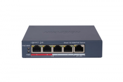 HIKVISION TRANSMISSION 3E1105P-EI 4 PORT MANAGED POE SWITCH, 1X UPLINK, 60W, 2YR DS-3E1105P-EI